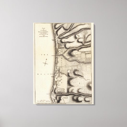 Basse Terre Canvas Afdruk (Voorkant)