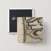 Basse Terre Vierkante Button 5,1 Cm (Voorkant /achterkant)