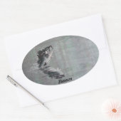 Bassen Ovale Sticker (Envelop)