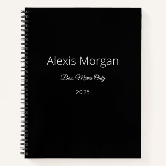 Bassendagelijkse planner notitieboek (Voorkant)