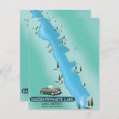 Bassenthwaite Lake, reisposter van het meerdistric (Voorkant / Achterkant)