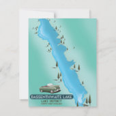 Bassenthwaite Lake, reisposter van het meerdistric (Achterkant)