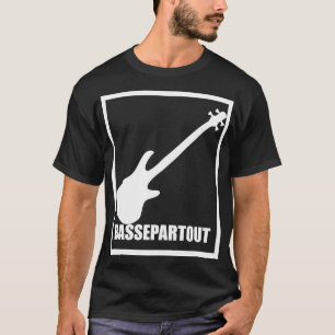 BASSEPARTOUT grappig bassist cadeau T-shirt