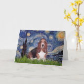 Basset 1 - Sterrennacht Kaart (Gele Bloem)