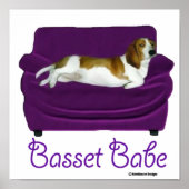 Basset Babe Poster (Voorkant)