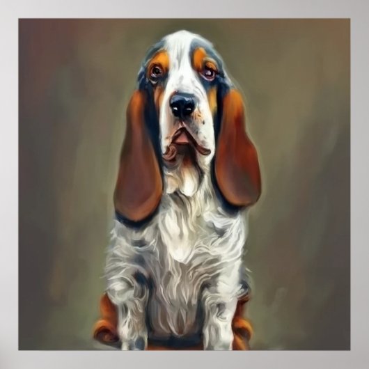 Basset Bleu de Gascogne Poster (Voorkant)