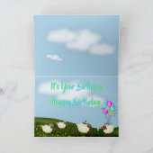 Basset "Counting Sheep" op de Kaart van zijn verja (Binnen)