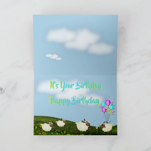 Basset "Counting Sheep" op de Kaart van zijn verja (Binnen)