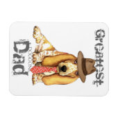 Basset Dad Magneet (Horizontaal)