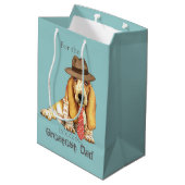 Basset Dad Medium Cadeauzakje (Achterkant Gekanteld)