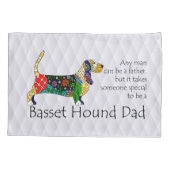 Basset Dad Pillowcase Kussensloop (Achterkant)