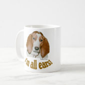 Basset Ears Koffiemok (Voorkant links)