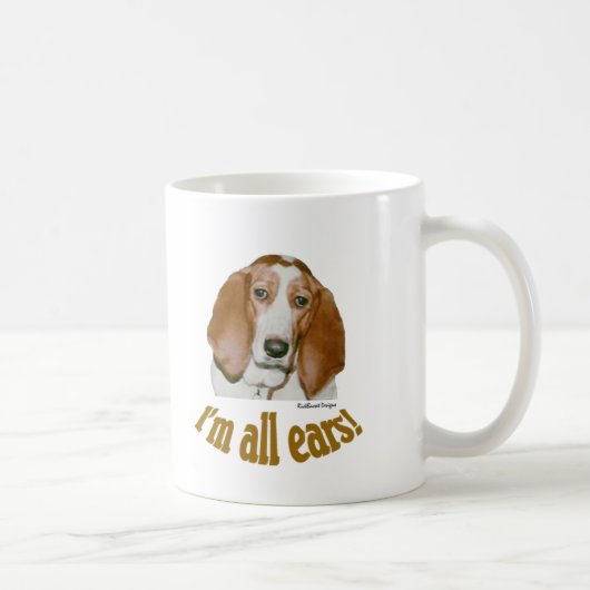 Basset Ears Koffiemok (Rechts)