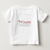 Basset face Toddler shirt (Achterkant)