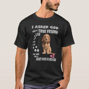 Basset Fauve De Bretagne mam papa Fawn Brittany Ba T-shirt