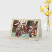 Basset Gelukkig Moederdag Kaart (Gele Bloem)