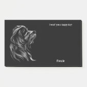 Basset Griffon Vendeen Abstract Art Dog Naam Post-it® Notes (Voorkant)