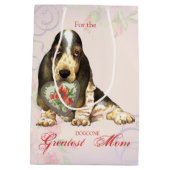 Basset Heart mama Medium Cadeauzakje (Achterkant)