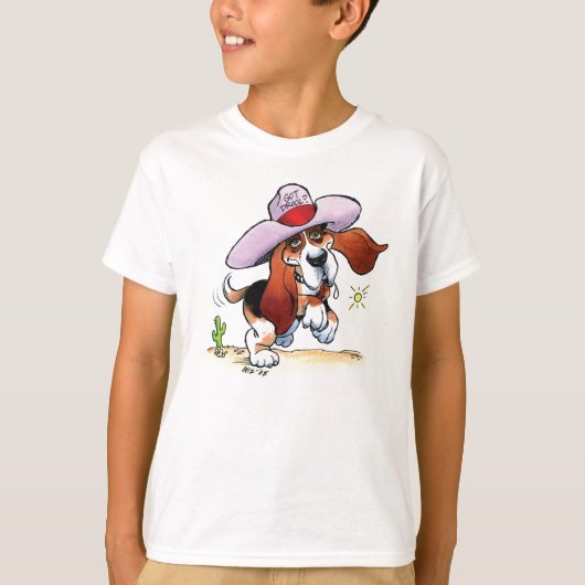 Basset heeft Drool? Kinder T-shirt (Voorkant)