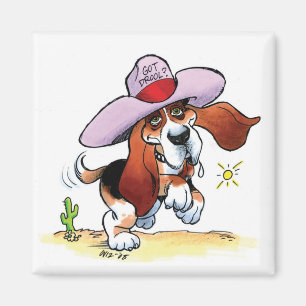 Basset heeft Drool? Magneet