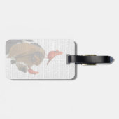 Basset Hond en vogels Bagagelabel (Achterkant horizontaal)