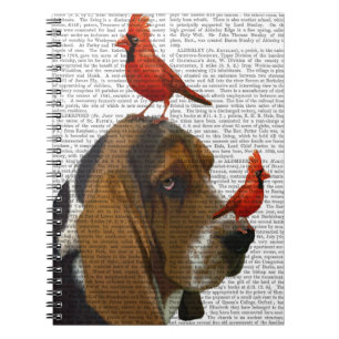 Basset Hond en vogels Notitieboek