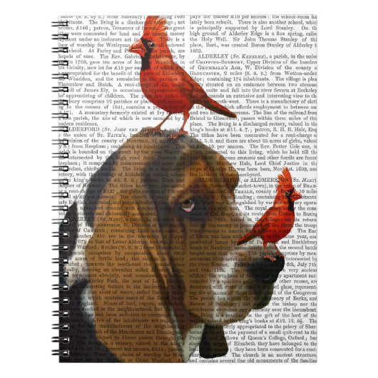 Basset Hond en vogels Notitieboek (Voorkant)