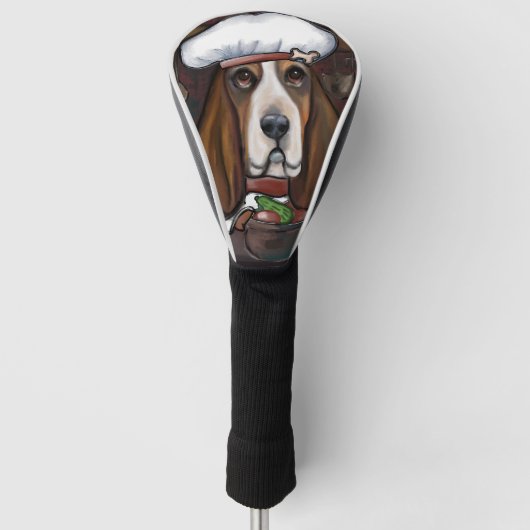 BASSET HOND GOLFHEADCOVER (Voorkant)