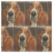 Basset Hond Hondenras Stof (Swatch)