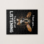 basset hond ik hoor dat je niet luistert legpuzzel (Horizontaal)