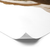 Basset hond in Santa hat Poster (Hoek)