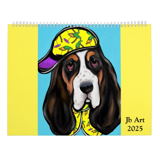 BASSET HOND KALENDER (Achterkant)