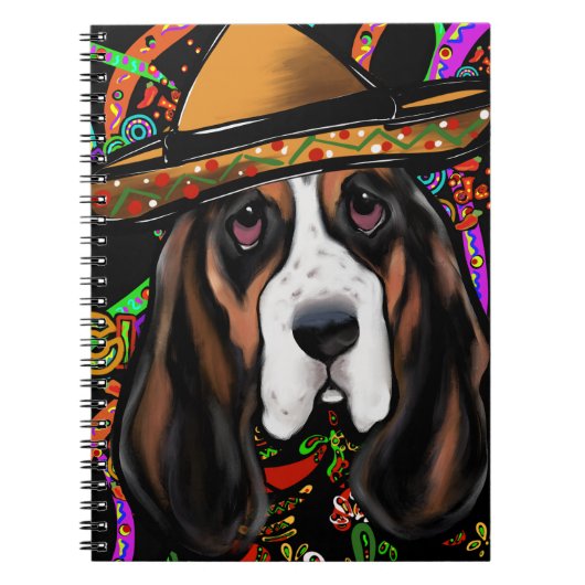 BASSET HOND NOTITIEBOEK (Voorkant)