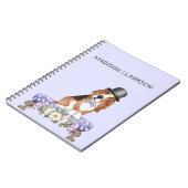 Basset Hond op gereedschap Notitieboek (Linkerzijde)