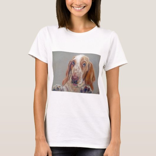 Basset hond t-shirt (Voorkant)