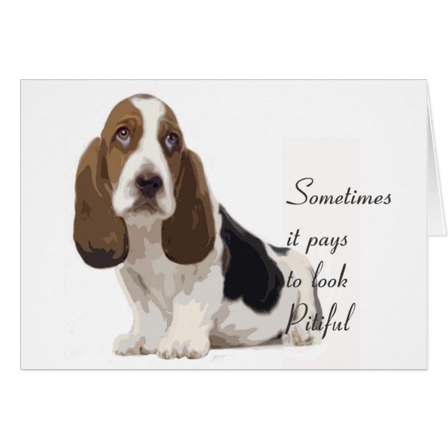Basset Hound (Voorkant Horizontaal)