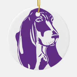 BASSET HOUND [22] KERAMISCH ORNAMENT