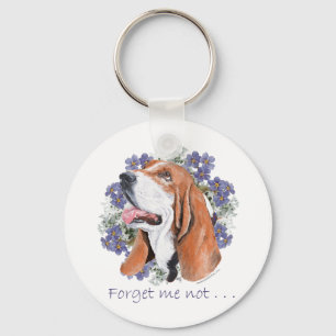 Basset Hound Aandenken Sleutelhanger