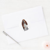 Basset Hound Afbeelding Stickers (Envelop)