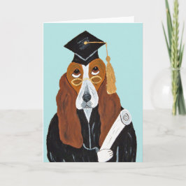 Basset Hound Afgestudeerde Kaart