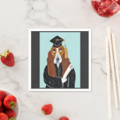 Basset Hound Afgestudeerde Servet (Insitu)