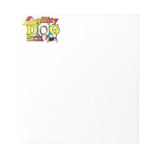 Basset_Hound_Agile Notitieblok (Voorkant)