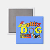 Basset Hound Agility Gifts Magneet (Voorkant / Achterkant)