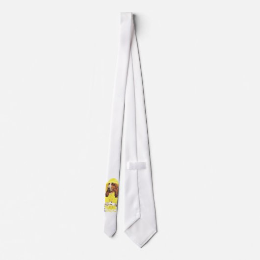 Basset Hound April Showers Stropdas (Achterkant)