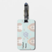 Basset Hound Bagagelabel (Achterkant verticaal)