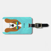 Basset Hound-Bagagelabels Bagagelabel (Voorkant horizontaal)