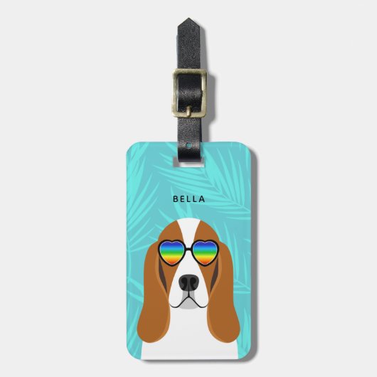 Basset Hound-Bagagelabels Bagagelabel (Voorkant verticaal)