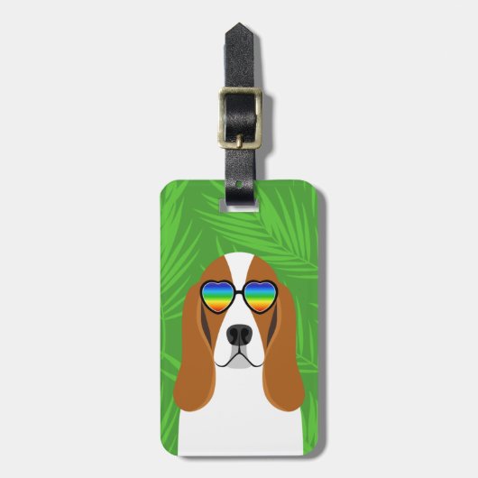 Basset Hound-Bagagelabels Bagagelabel (Voorkant verticaal)