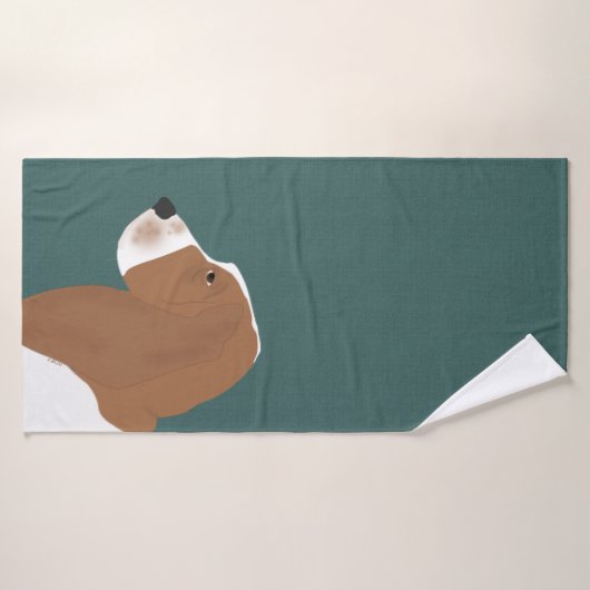 Basset Hound Bath Towel Badhanddoek (Badhanddoek)