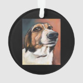 Basset Hound Beagle Dog Ornament (achterkant)